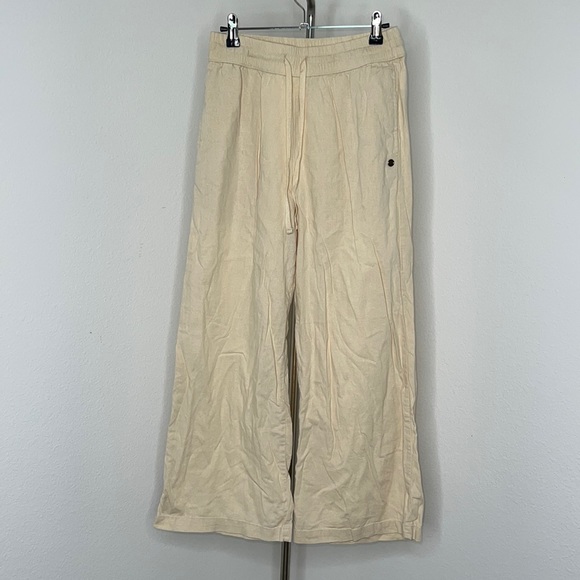 🔹 Roxy Wide Leg Linen Beach Pant - Picture 1 of 4